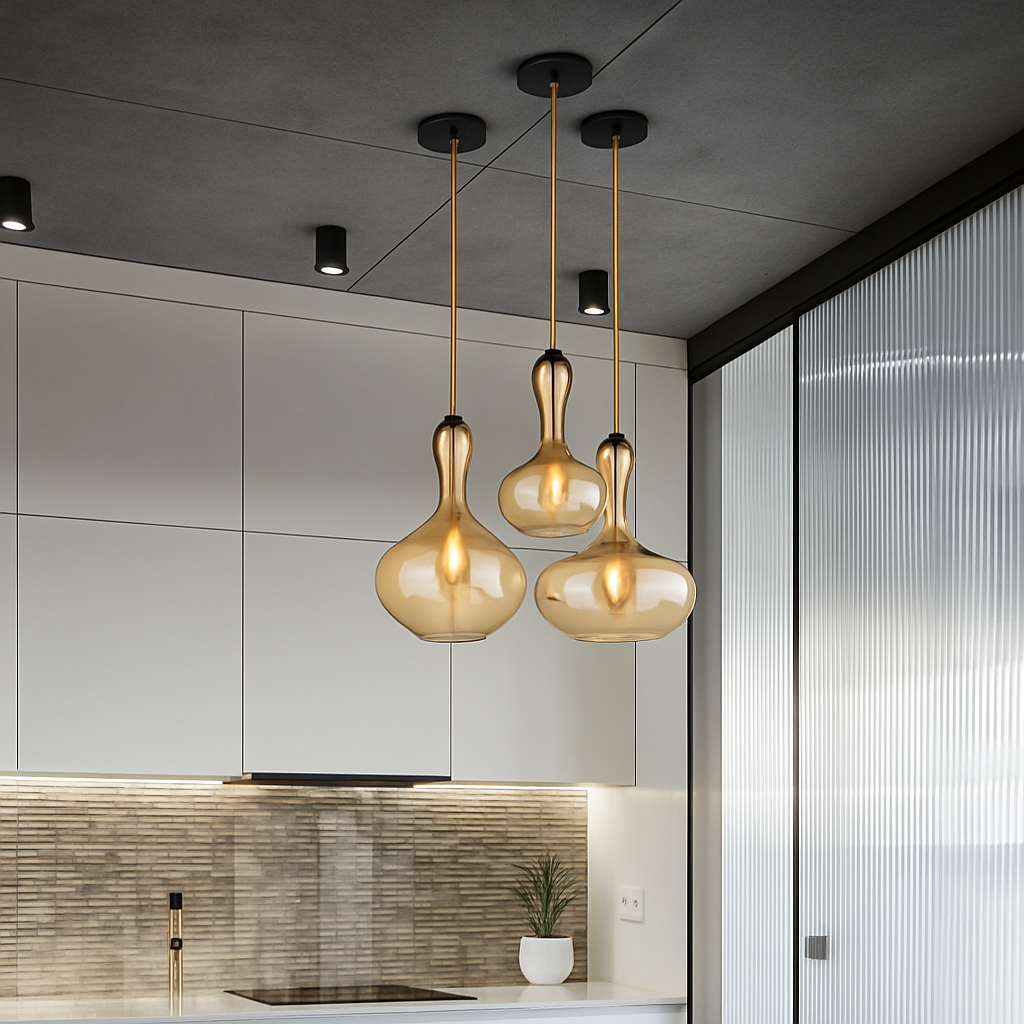 suspension led en verre luminaire décoratif idéal pour bars