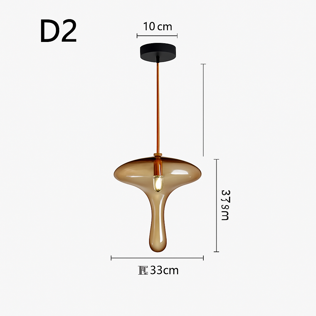 suspension led en verre luminaire décoratif idéal pour bars