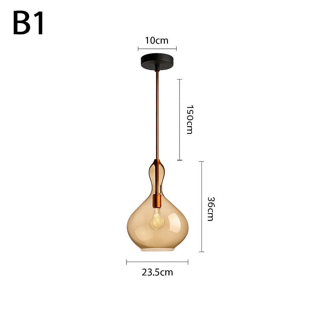 suspension led en verre luminaire décoratif idéal pour bars