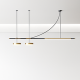 suspension à led linéaire design moderne pour décoration intérieure