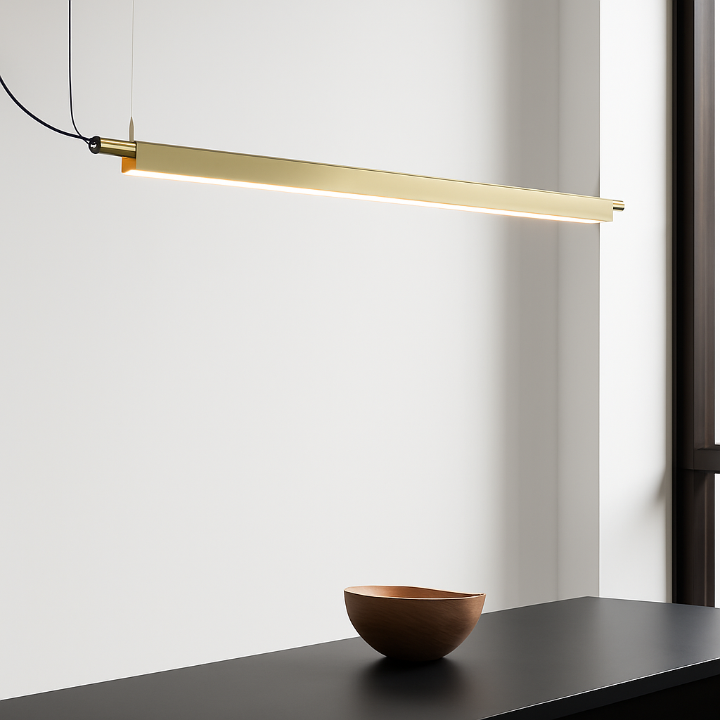 Suspension LED linéaire moderne de styliste