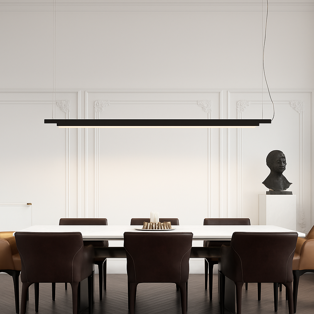 Suspension LED linéaire moderne de styliste