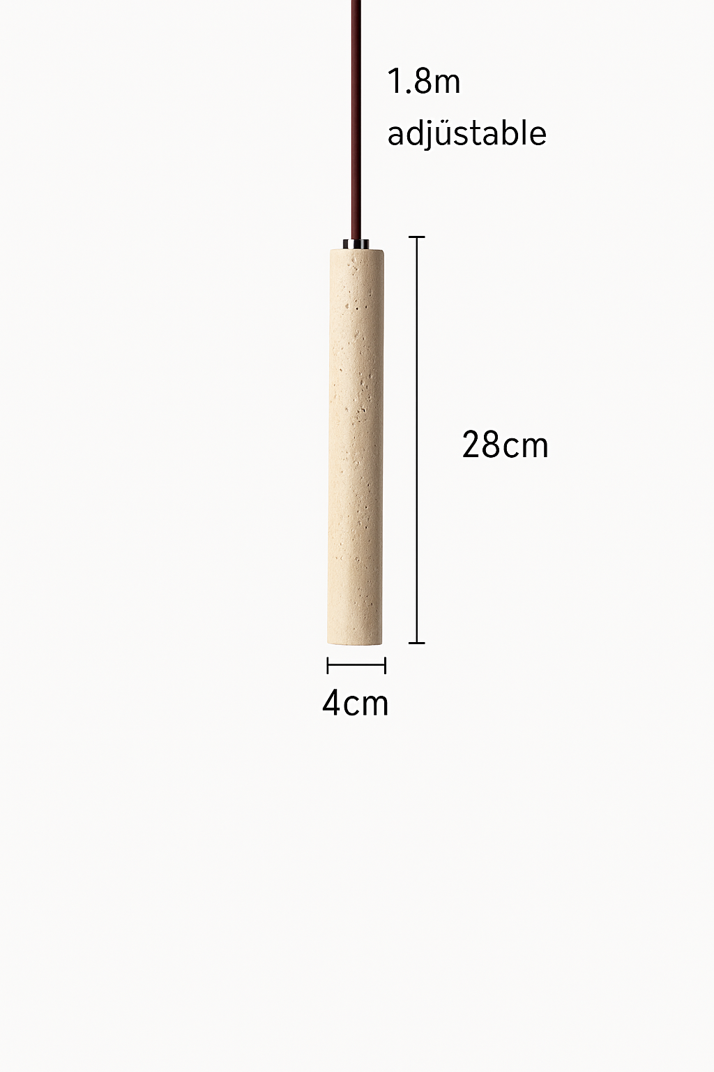 Suspension LED Long Tube bois plafonnier Style japonais vent silencieux chambre chevet lustre rétro moderne G9 remplaçable