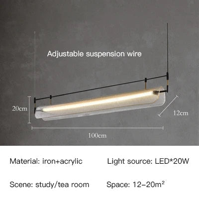 suspension led minimaliste moderne pour intérieur élégant