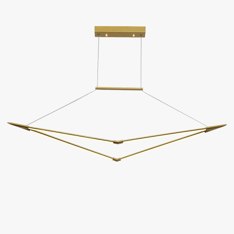 suspension led moderne dimmable pour un éclairage élégant