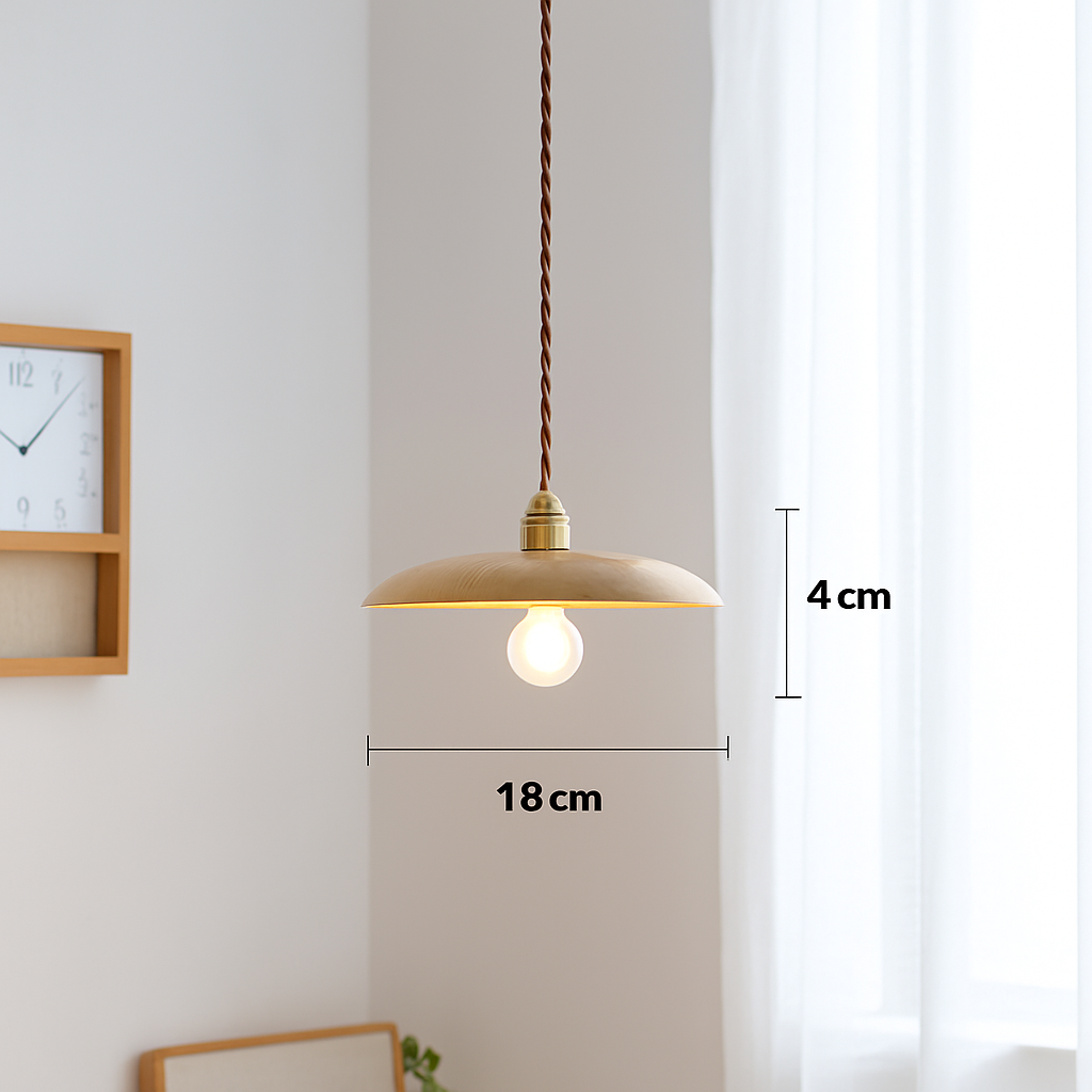 suspension led moderne en bois nordique loft