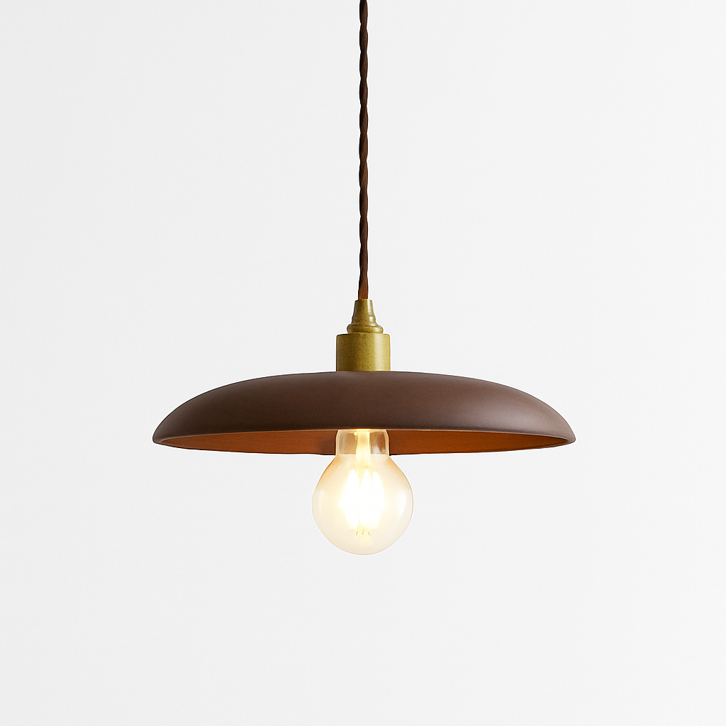 suspension led moderne en bois nordique loft