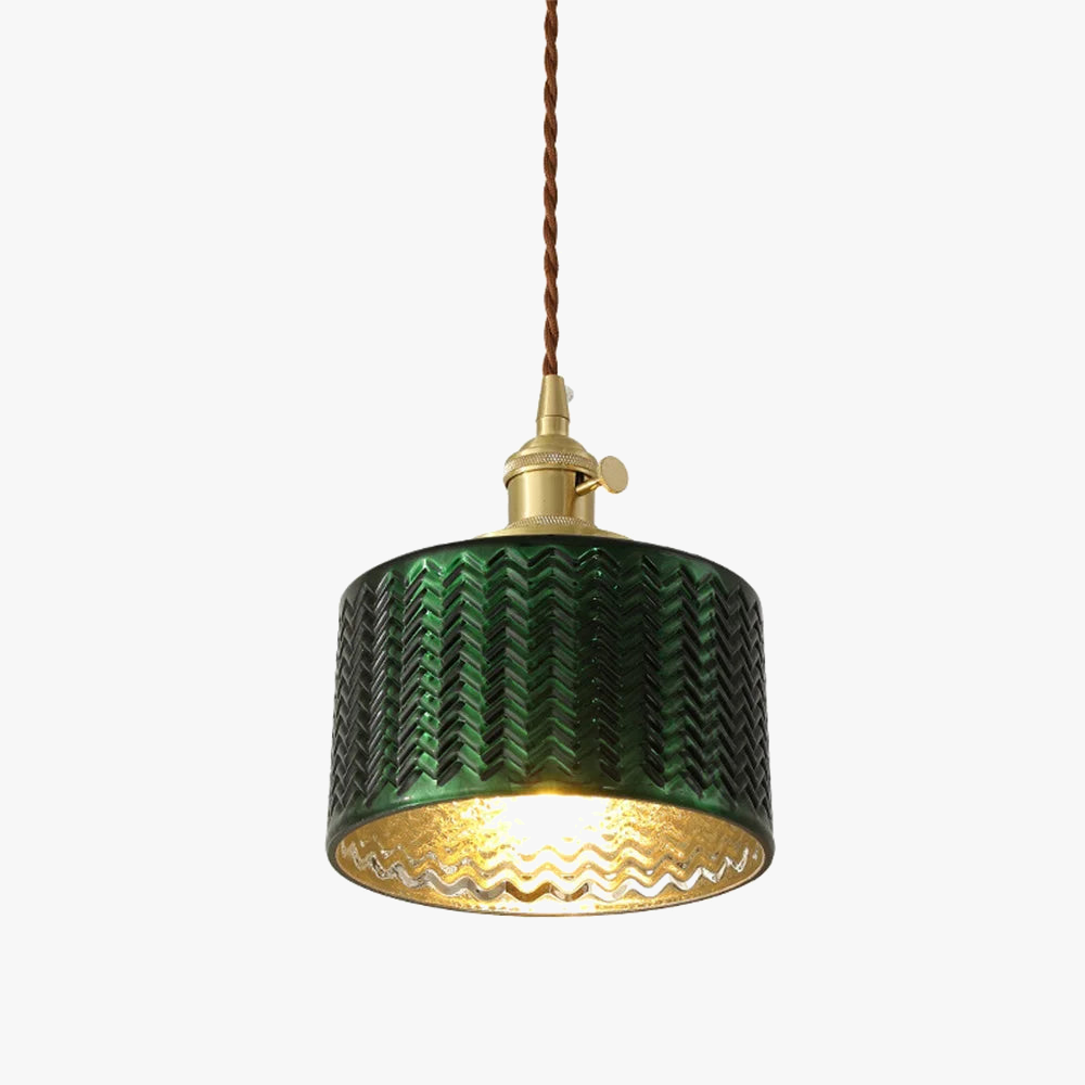 suspension led moderne en laiton avec verre pour décoration maison