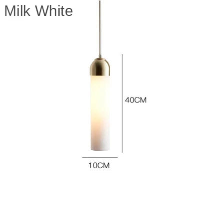 Suspension LED moderne en verre gris