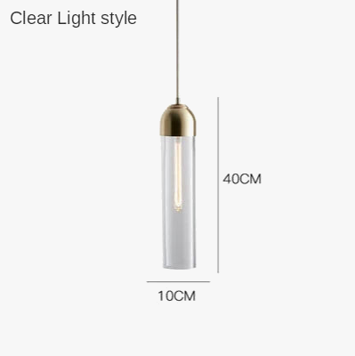 Suspension LED moderne en verre gris