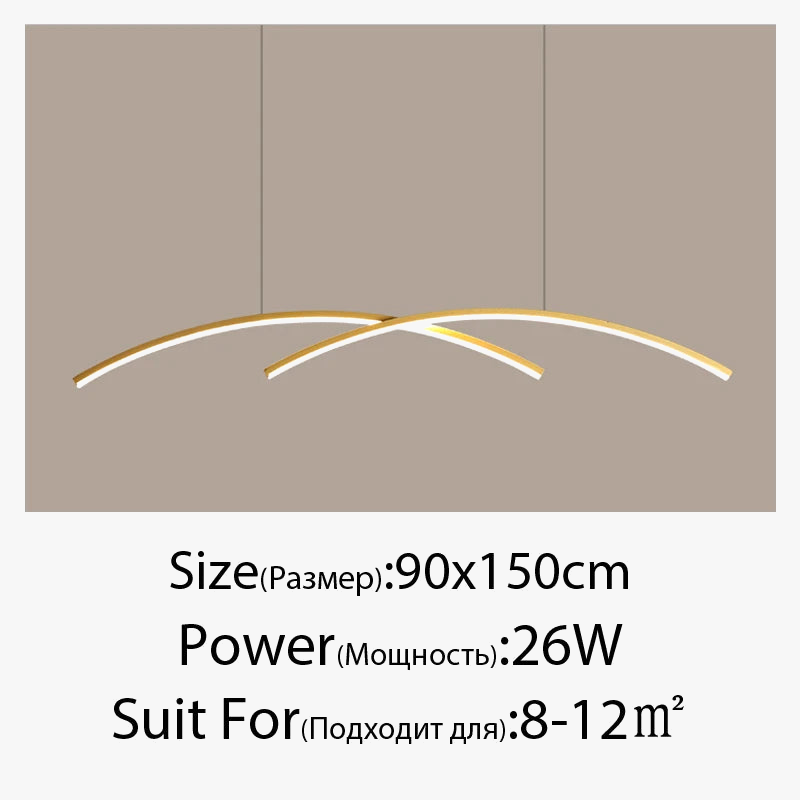 suspension led moderne à intensité variable éclairage intérieur nouvelle lampe