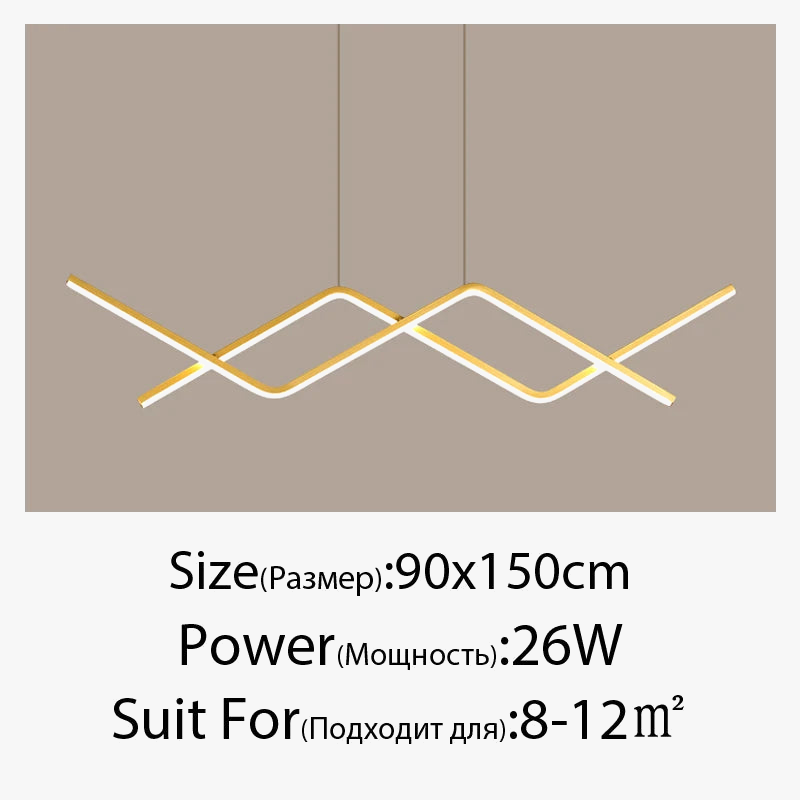 suspension led moderne à intensité variable éclairage intérieur nouvelle lampe
