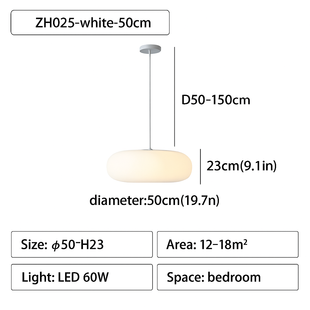 suspension led moderne pour éclairage intérieur décoratif