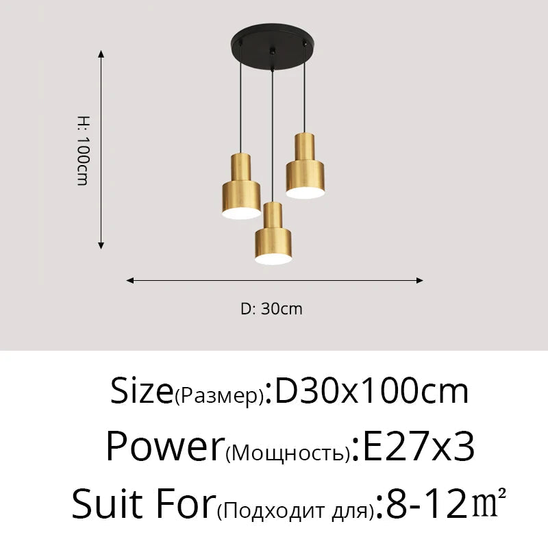 suspension led moderne pour éclairage intérieur élégant