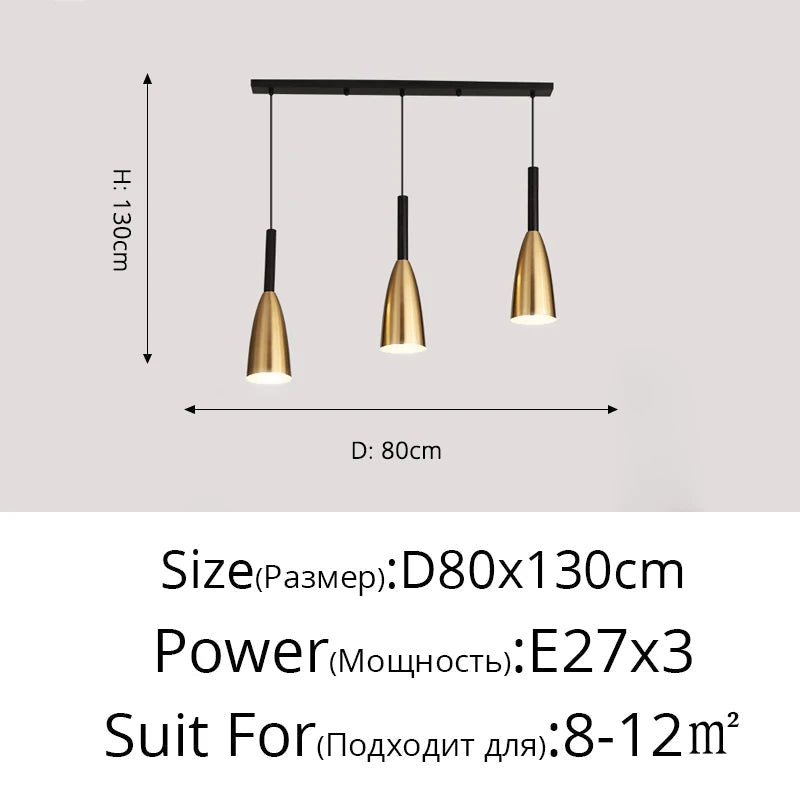 suspension led moderne pour éclairage intérieur élégant