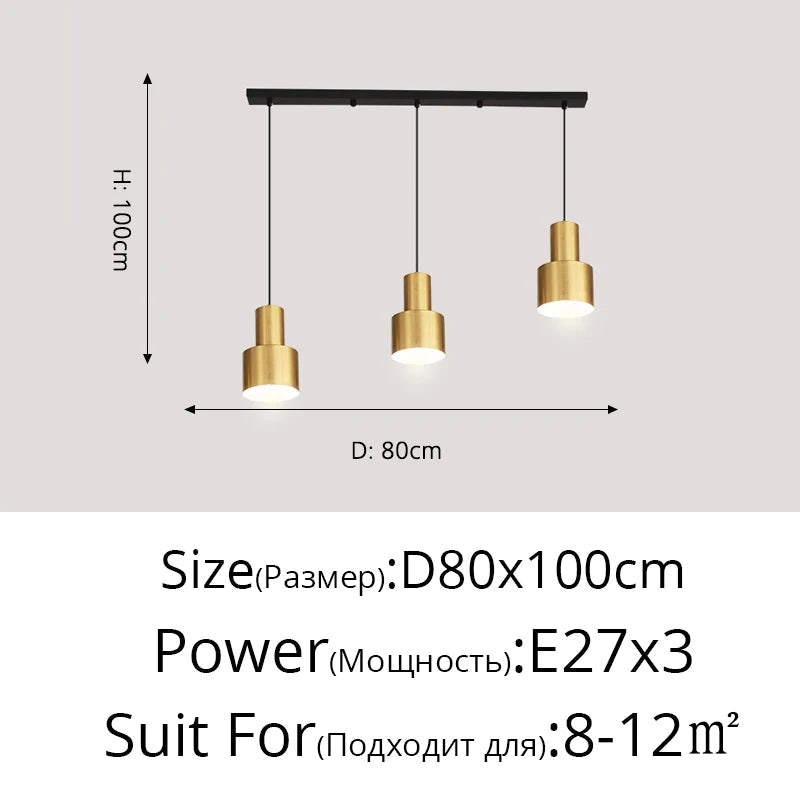 suspension led moderne pour éclairage intérieur élégant