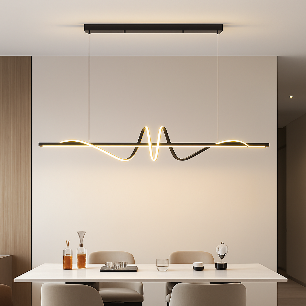 suspension à led moderne pour décoration intérieure élégante
