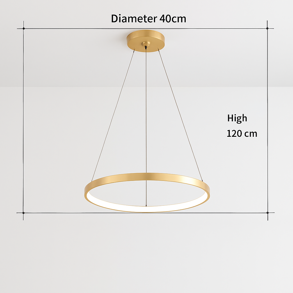 suspension led moderne pour décoration intérieure élégante