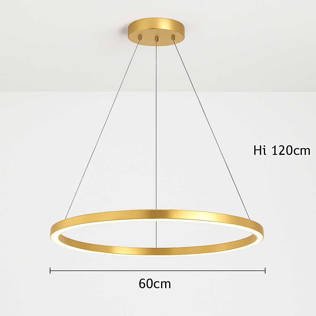 suspension led moderne pour décoration intérieure élégante