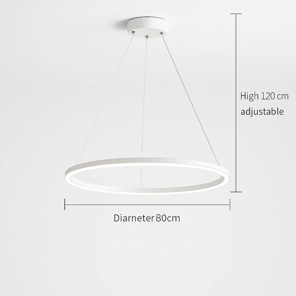 suspension led moderne pour décoration intérieure élégante