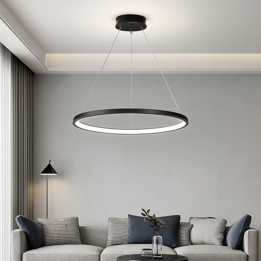 suspension led moderne pour décoration intérieure élégante