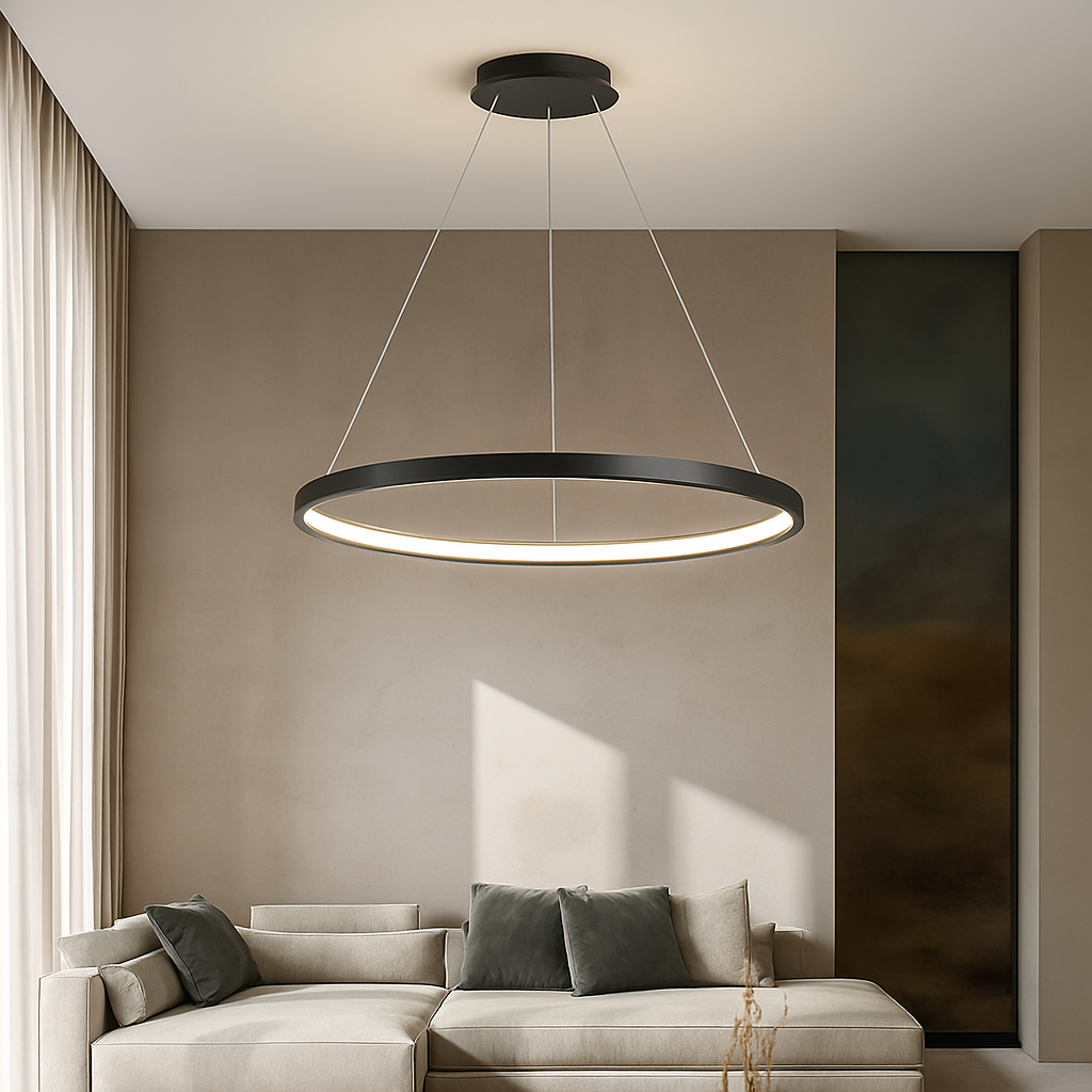 suspension led moderne pour décoration intérieure élégante