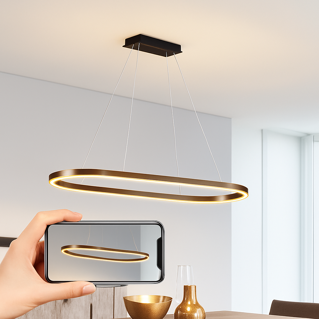 suspension à led moderne pour décoration intérieure élégante