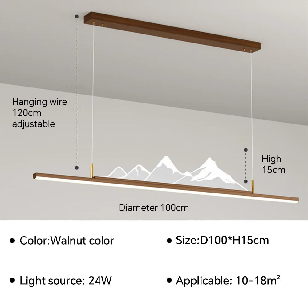 suspension à led moderne pour décoration intérieure élégante