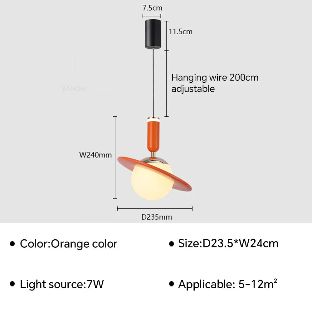 suspension à led moderne pour décoration intérieure élégante