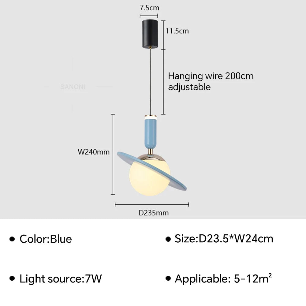 suspension à led moderne pour décoration intérieure élégante