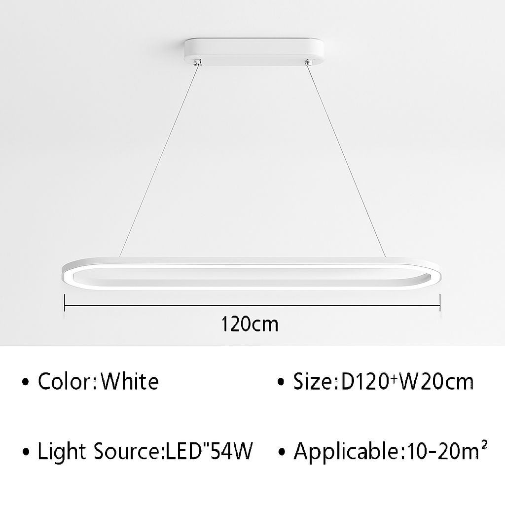 suspension led moderne pour décoration intérieure élégante