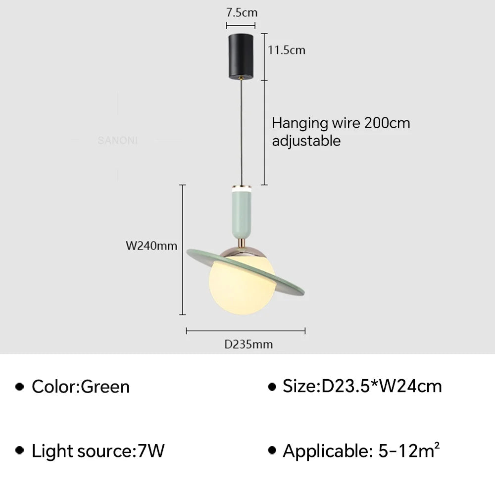 suspension à led moderne pour décoration intérieure élégante