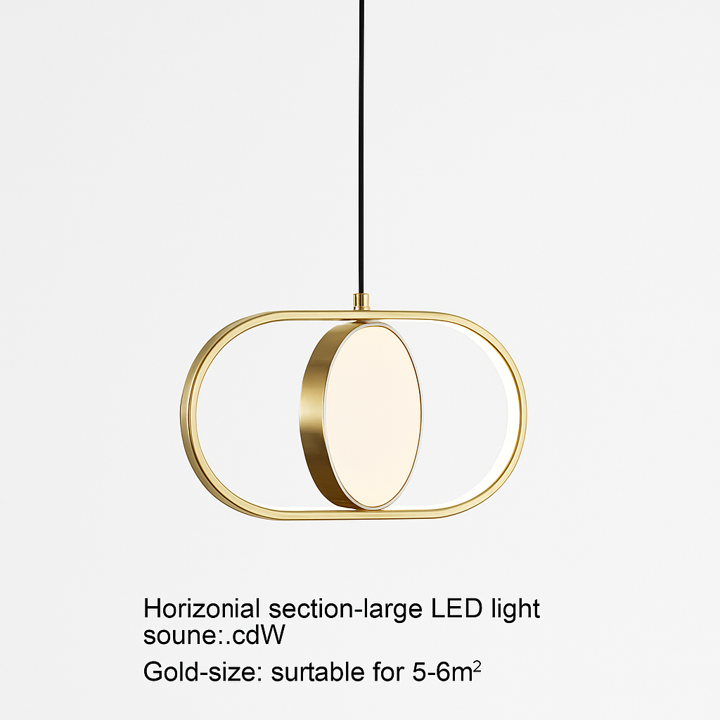 suspension led moderne pour décoration intérieure lumineuse