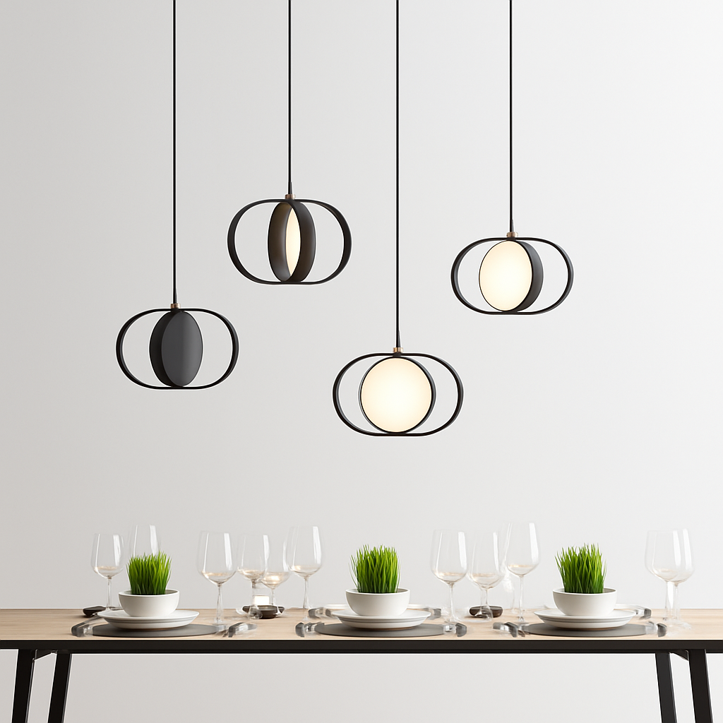 suspension led moderne pour décoration intérieure lumineuse