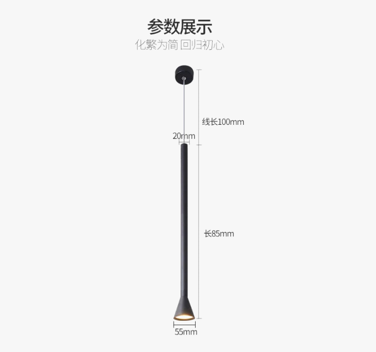 suspension led moderne pour un éclairage décoratif intérieur