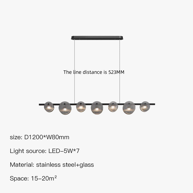 suspension led moderne style minimaliste pour intérieur artistique