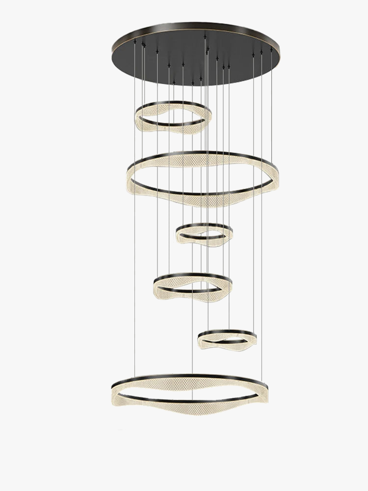 suspension led moderne style nordique pour intérieur élégant