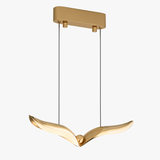 suspension led mouette acrylique de luxe éclairage intérieur