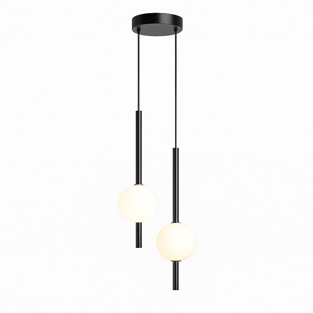 Suspension LED nordique cuisine île