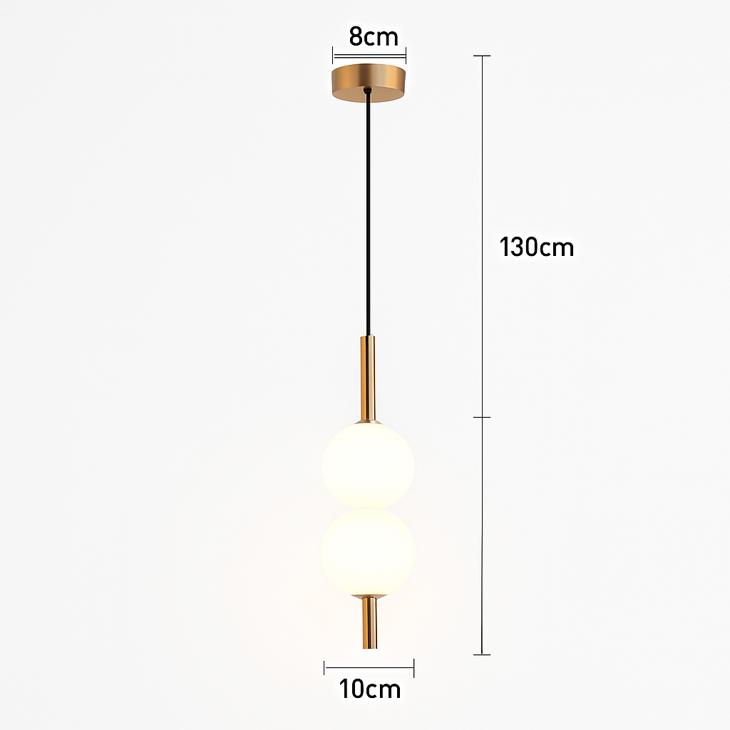 Suspension LED nordique cuisine île