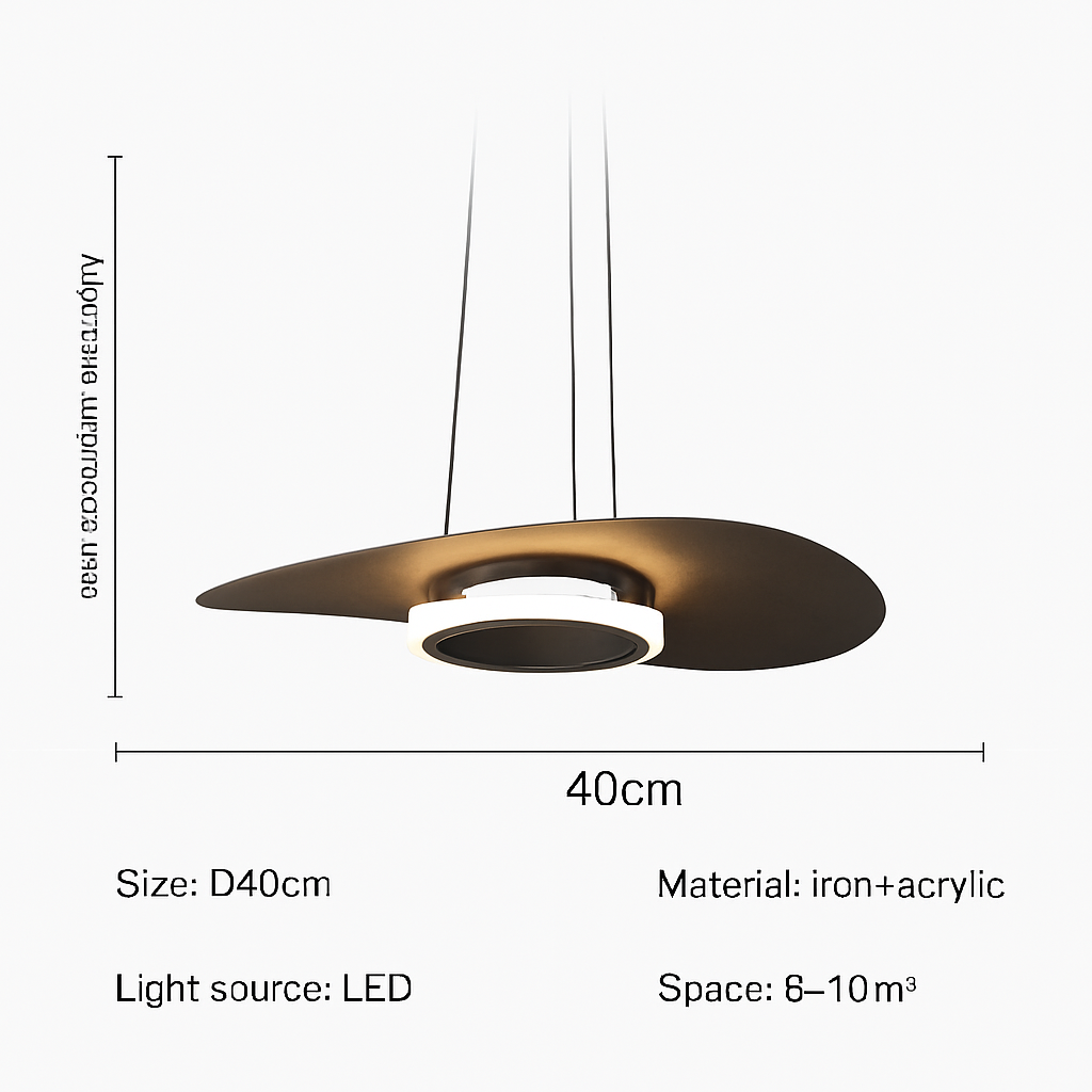suspension led nordique design pour décoration intérieure moderne