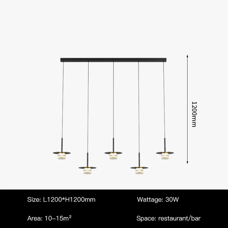 suspension à led nordique pour décoration intérieure moderne