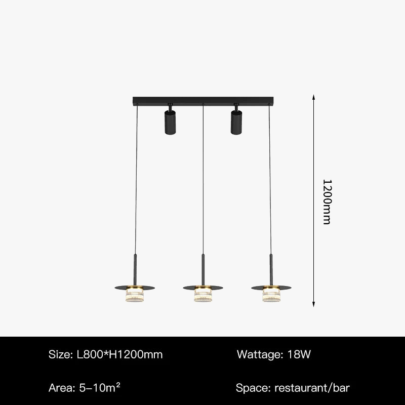 suspension à led nordique pour décoration intérieure moderne