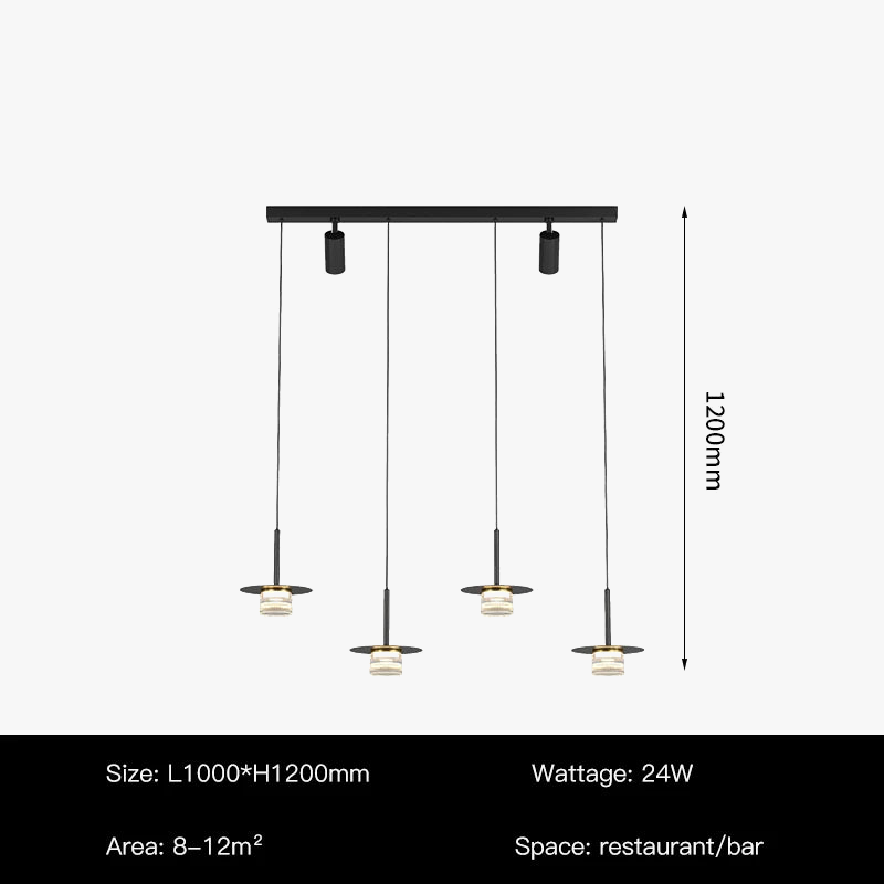 suspension à led nordique pour décoration intérieure moderne