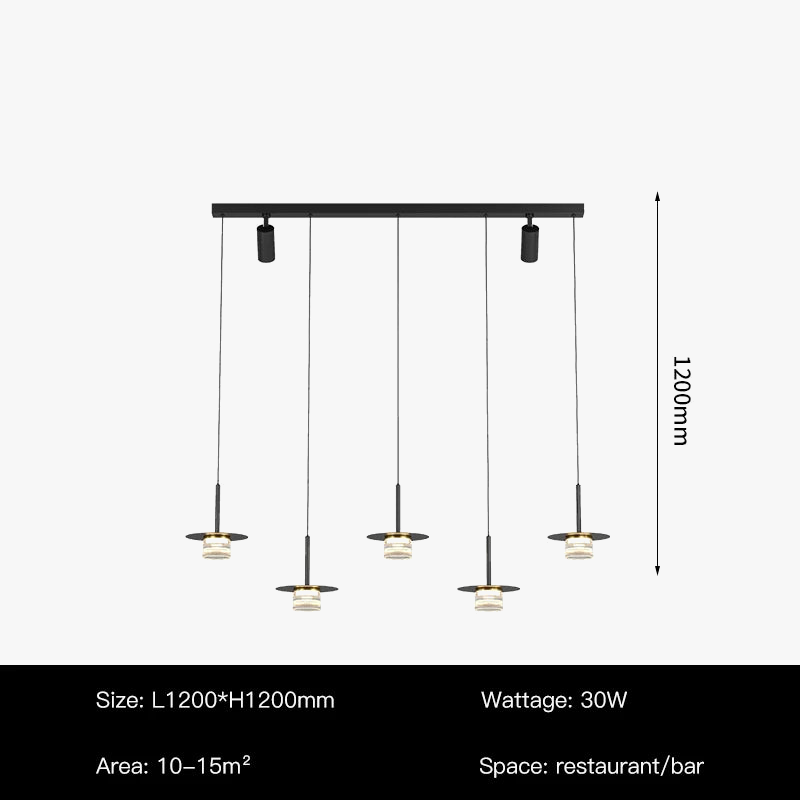 suspension à led nordique pour décoration intérieure moderne