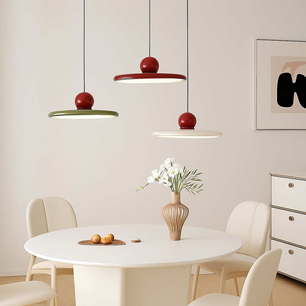suspension led nordique style soucoupe pour éclairage intérieur