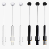 suspension à led nordique tube long éclairage intérieur dimmable