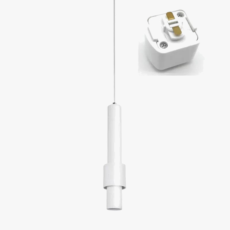 suspension à led nordique tube long éclairage intérieur dimmable