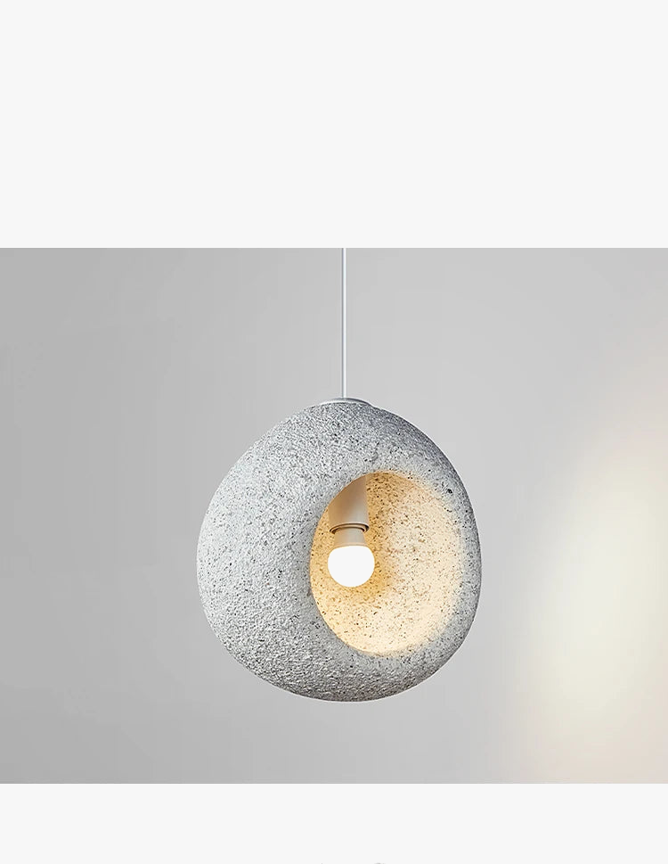 suspension led nordique wabi sabi simple et créative personnalisée