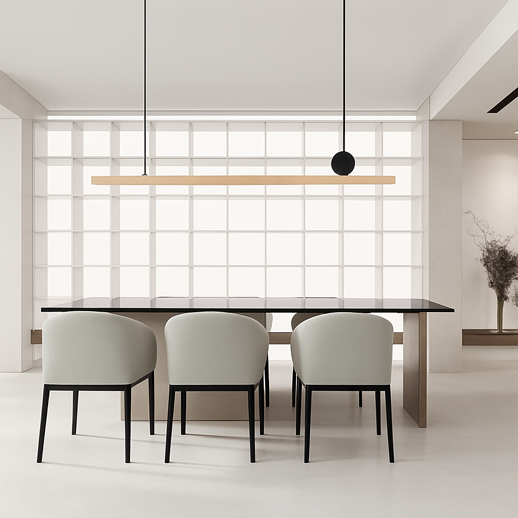 suspension led personnalisée en acier inoxydable pour décoration intérieure